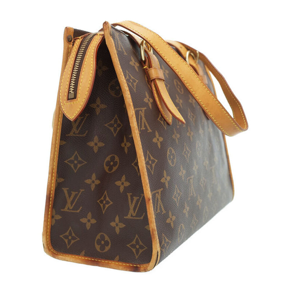 Louis Vuitton Popincourt Monogram Leather Bag Shoulder Brown